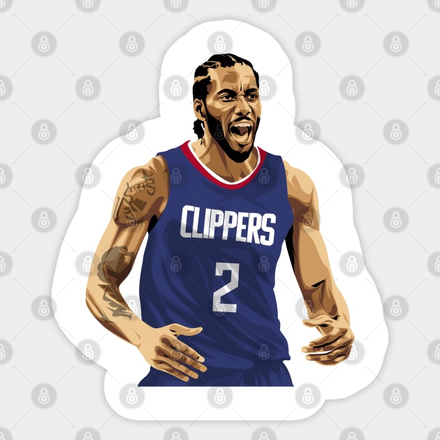 Kawhi Leonard Sticker by knnthmrctn